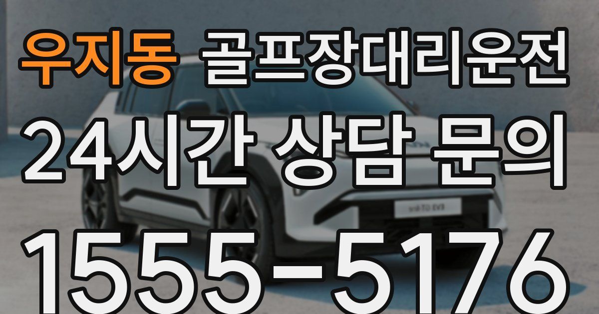 골프장대리운전 서비스