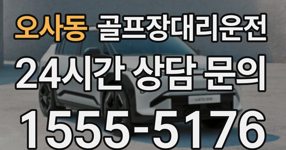 골프장대리운전 서비스