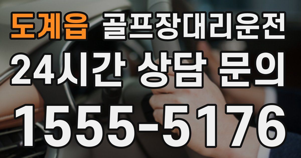 골프장대리운전 서비스