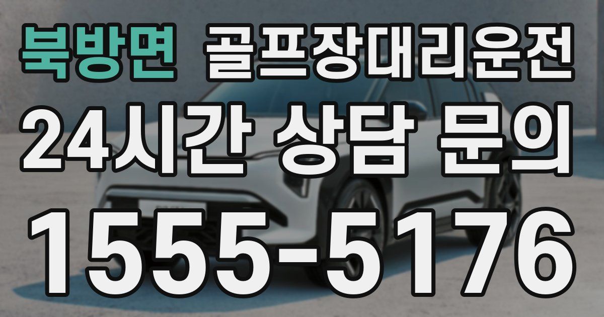 골프장대리운전 서비스