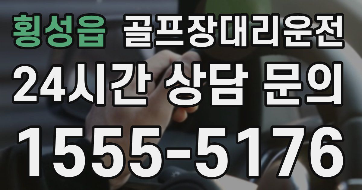 골프장대리운전 서비스