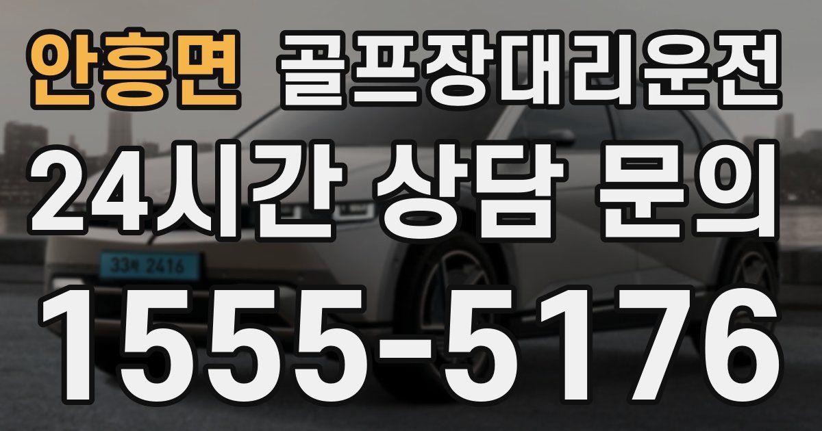 골프장대리운전 서비스