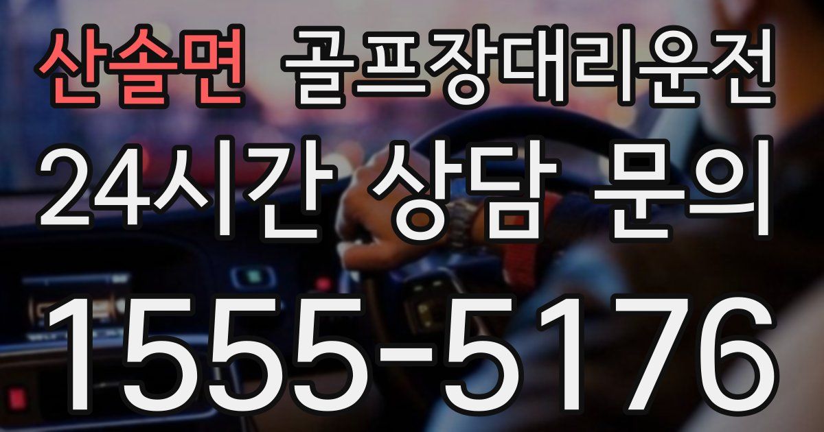 골프장대리운전 서비스