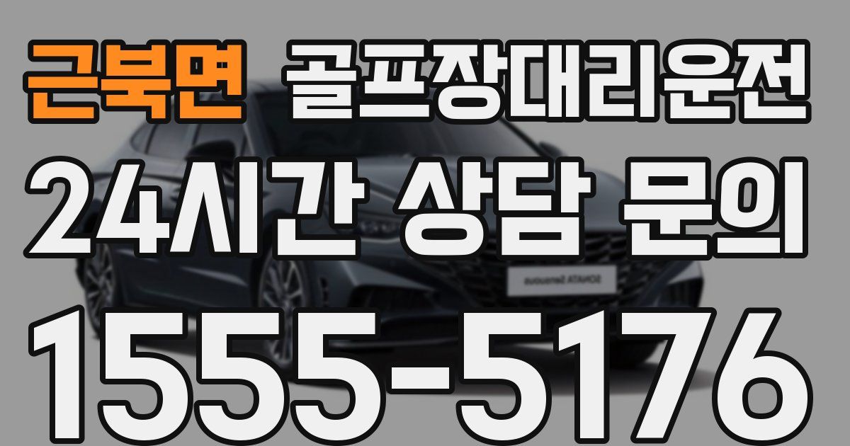 골프장대리운전 서비스