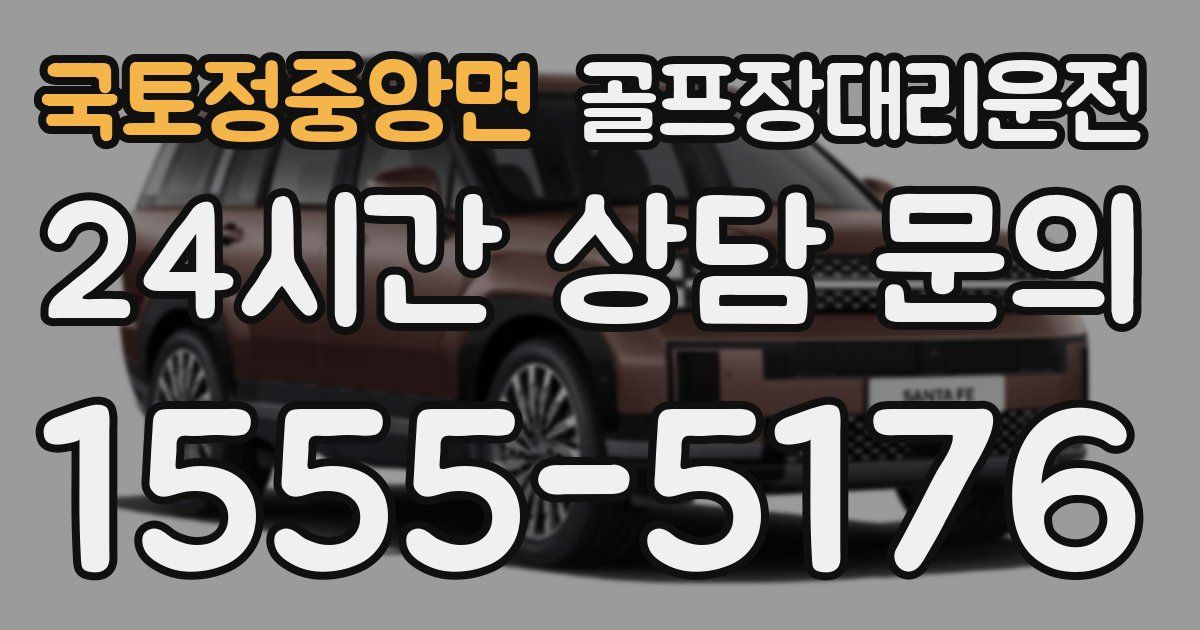 골프장대리운전 서비스