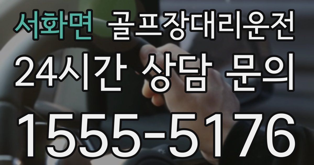 골프장대리운전 서비스