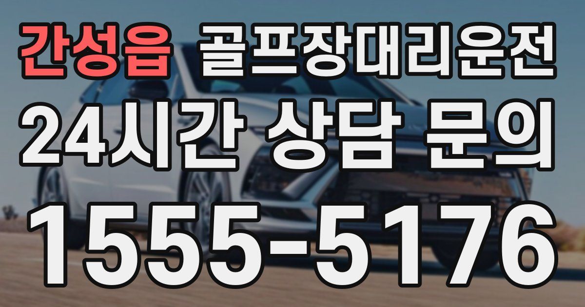 골프장대리운전 서비스