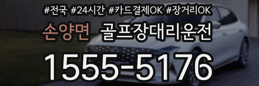 손양면 골프장대리운전