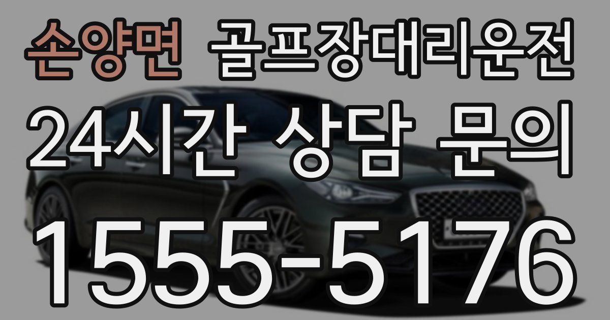 골프장대리운전 서비스