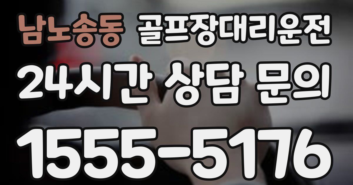 골프장대리운전 서비스