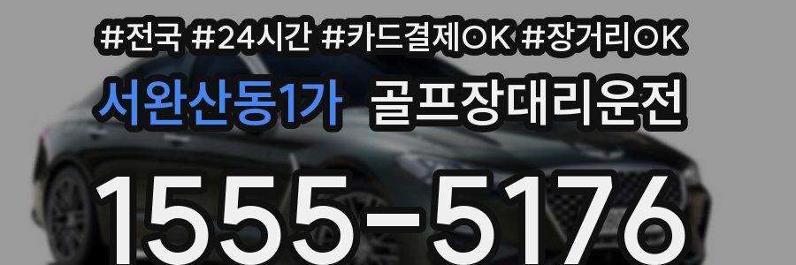 서완산동1가 골프장대리운전