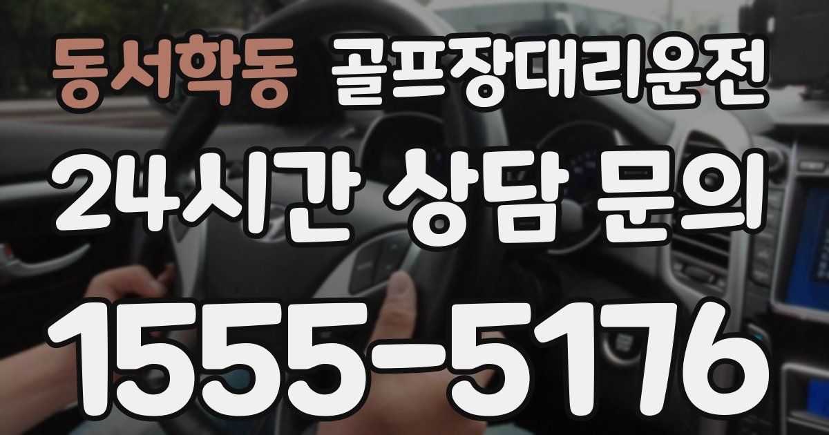 골프장대리운전 서비스
