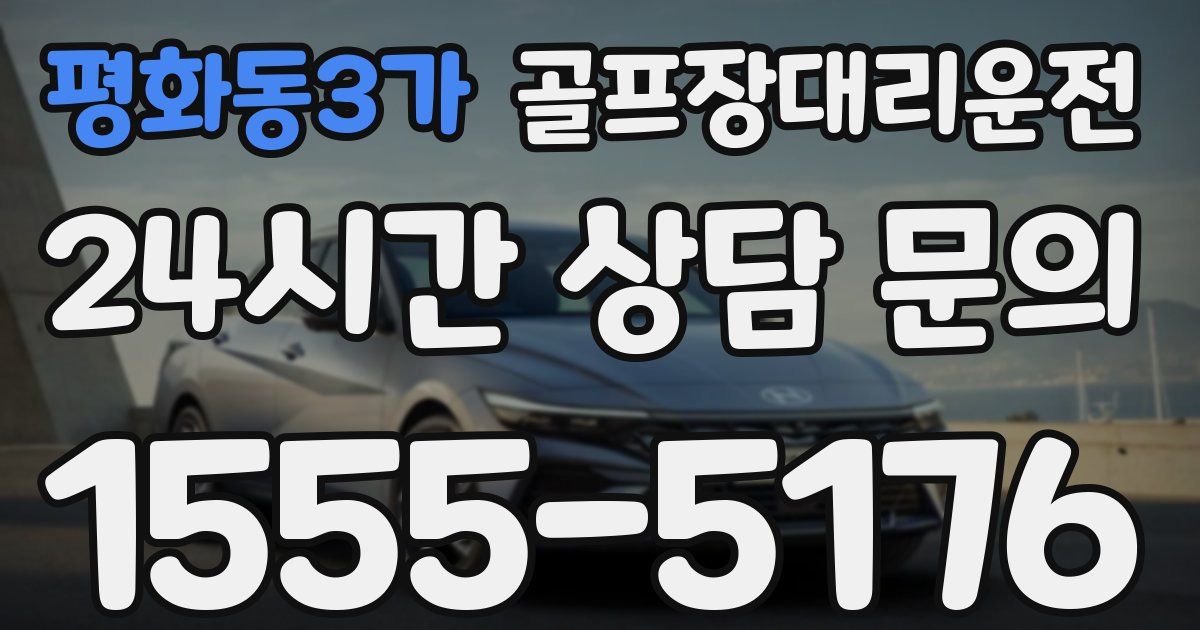 골프장대리운전 서비스