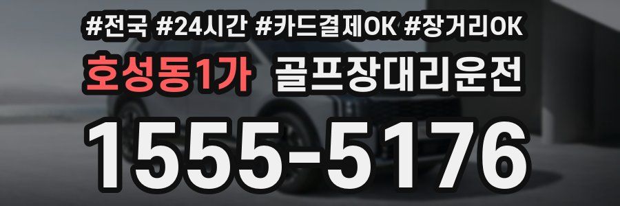호성동1가 골프장대리운전