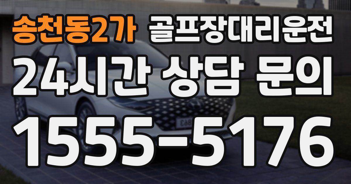 골프장대리운전 서비스