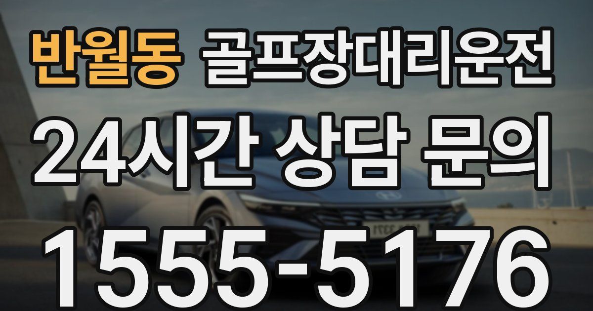 골프장대리운전 서비스