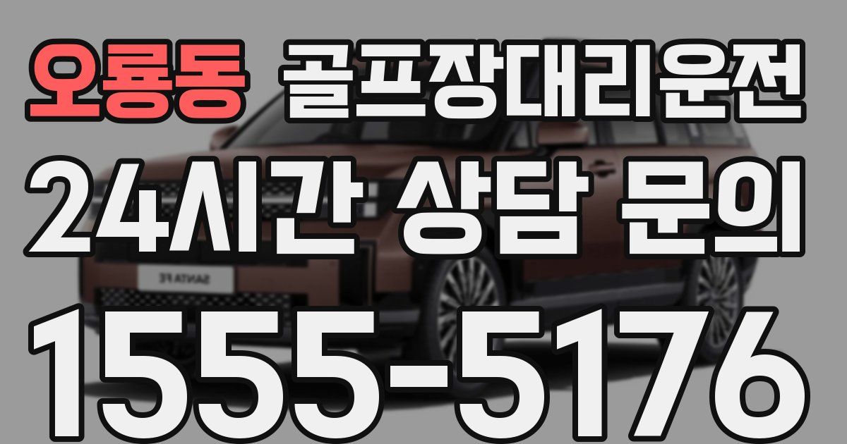 골프장대리운전 서비스