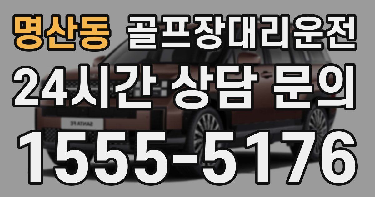 골프장대리운전 서비스