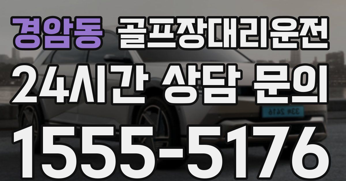 골프장대리운전 서비스