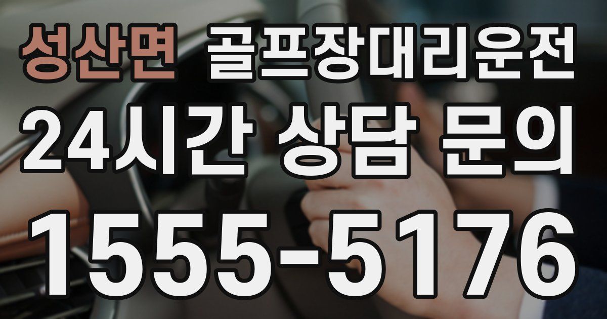 골프장대리운전 서비스