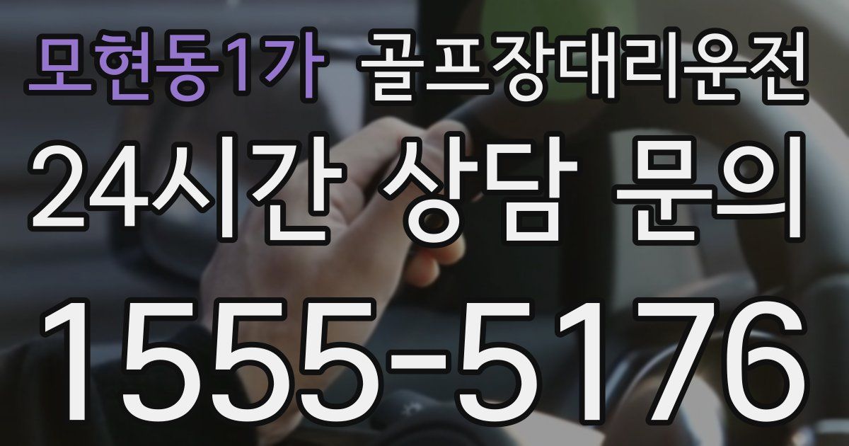 골프장대리운전 서비스