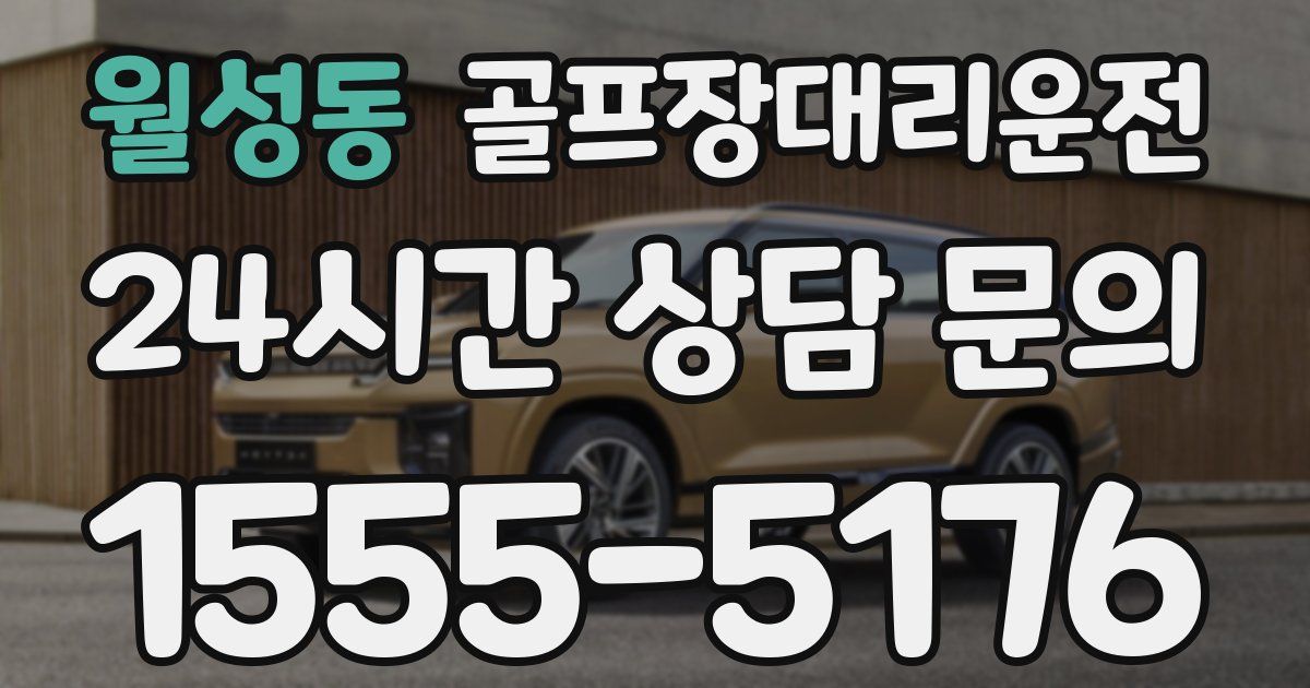 골프장대리운전 서비스