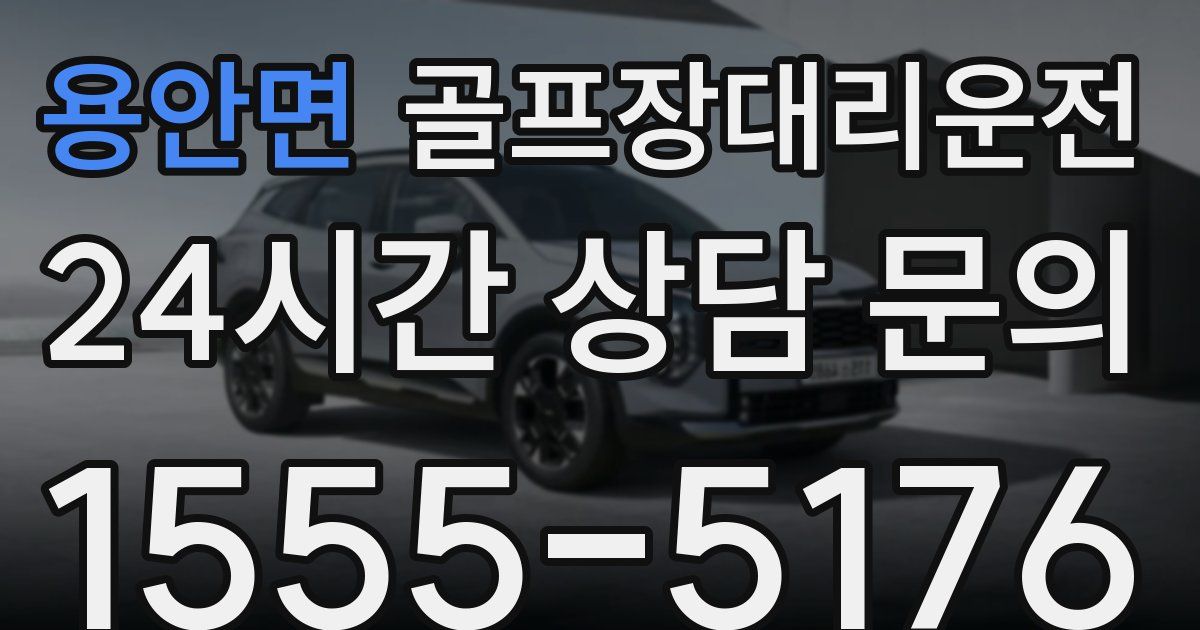 골프장대리운전 서비스