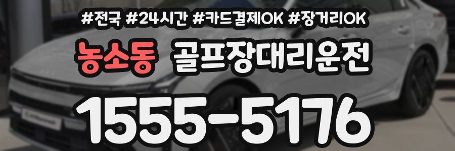 농소동 골프장대리운전