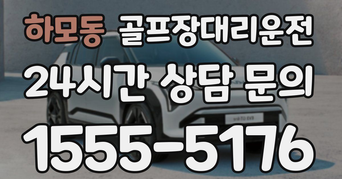 골프장대리운전 서비스