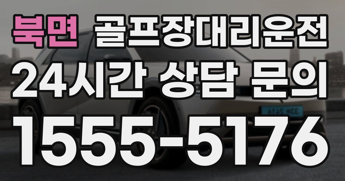 골프장대리운전 서비스