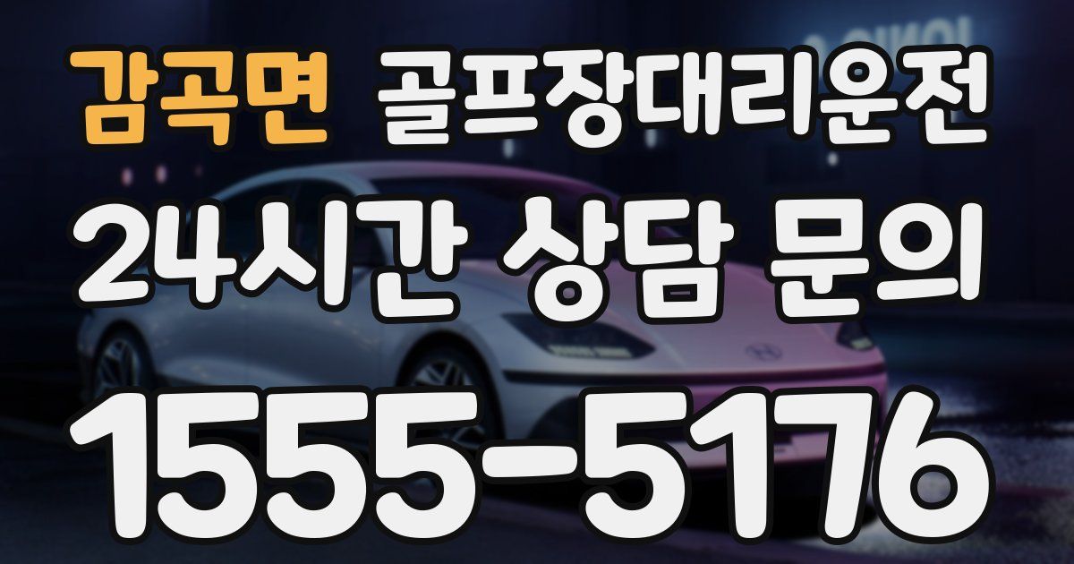 골프장대리운전 서비스
