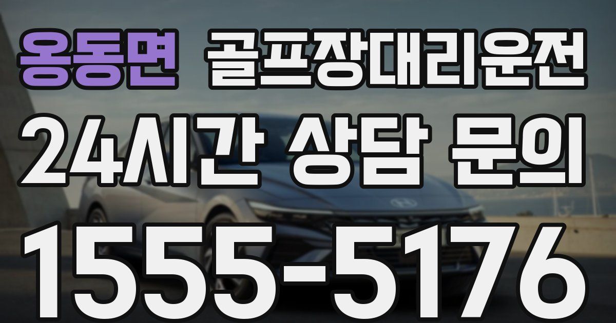 골프장대리운전 서비스