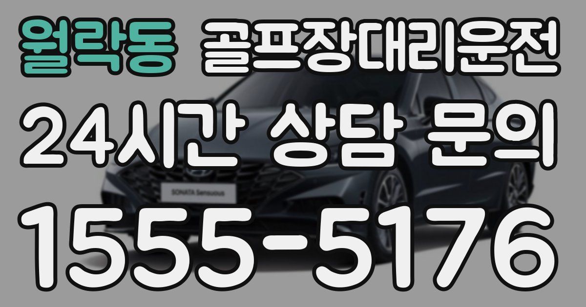 골프장대리운전 서비스