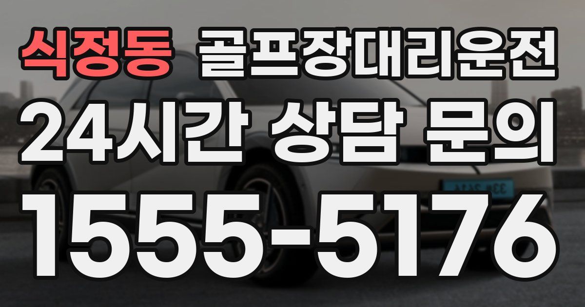 골프장대리운전 서비스