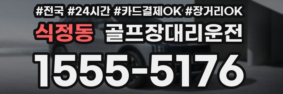 식정동 골프장대리운전