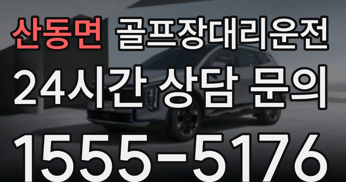 골프장대리운전 서비스
