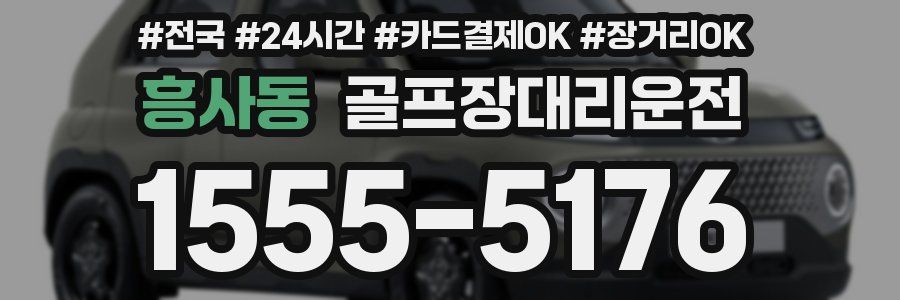 흥사동 골프장대리운전