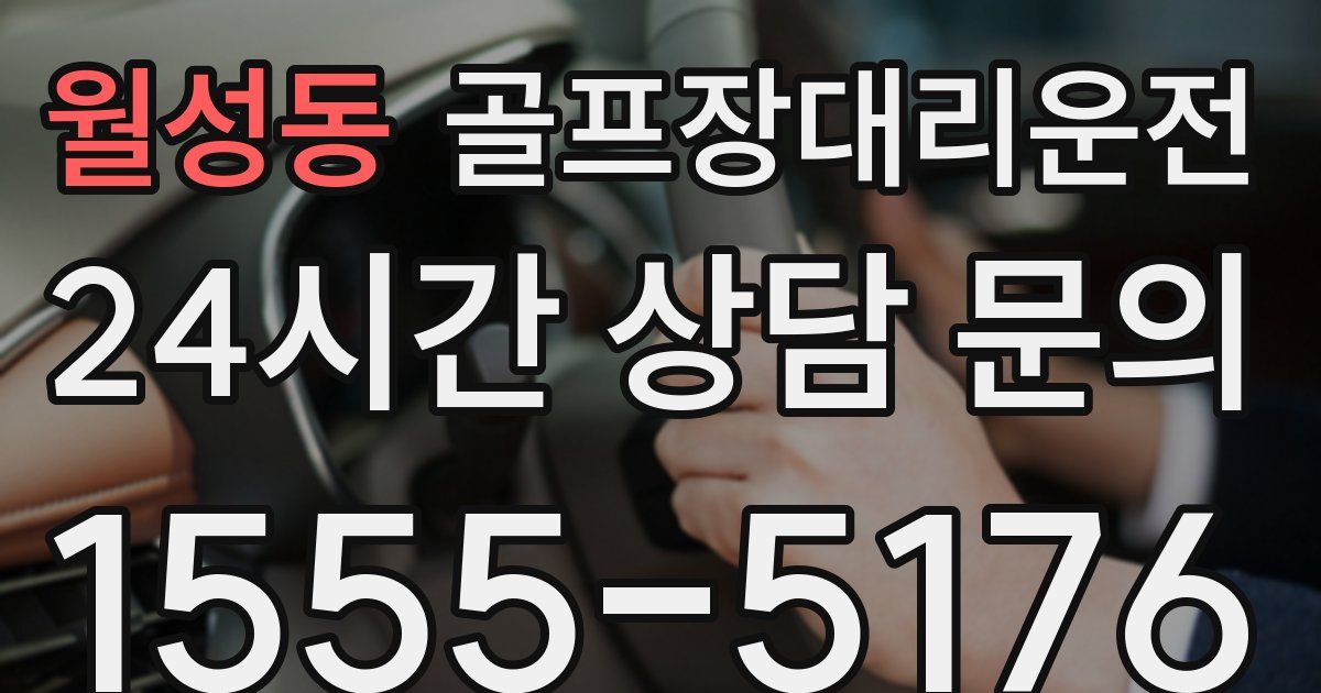 골프장대리운전 서비스