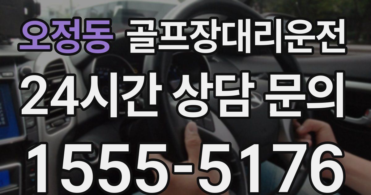 골프장대리운전 서비스