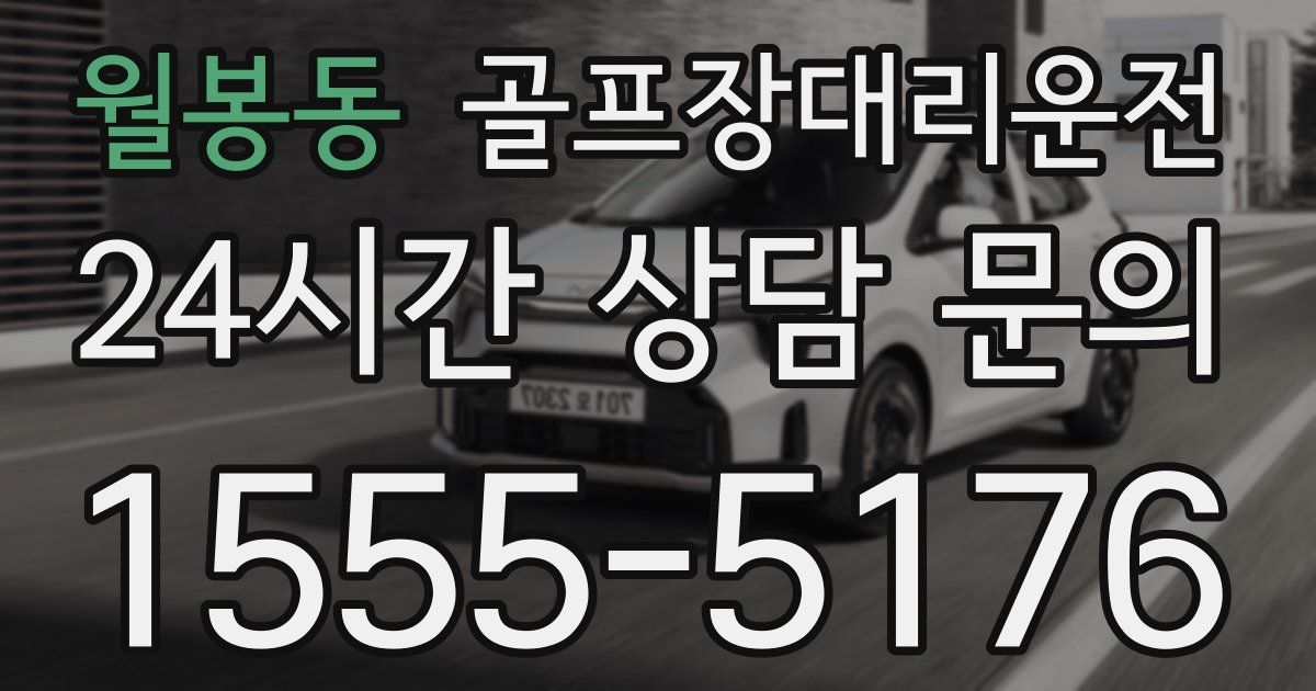 골프장대리운전 서비스