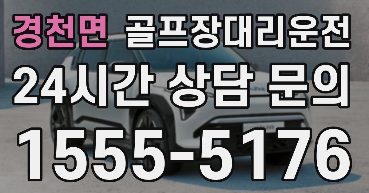 골프장대리운전 서비스