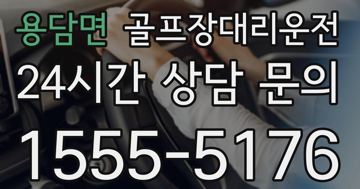 골프장대리운전 서비스