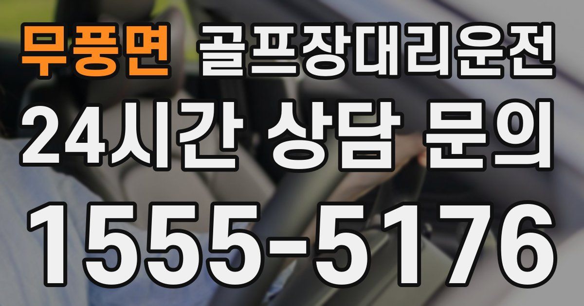 골프장대리운전 서비스
