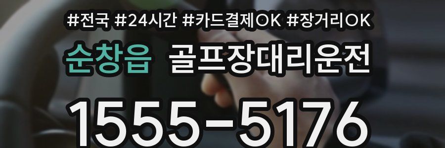 순창읍 골프장대리운전