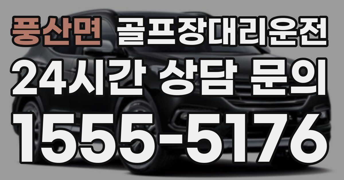 골프장대리운전 서비스