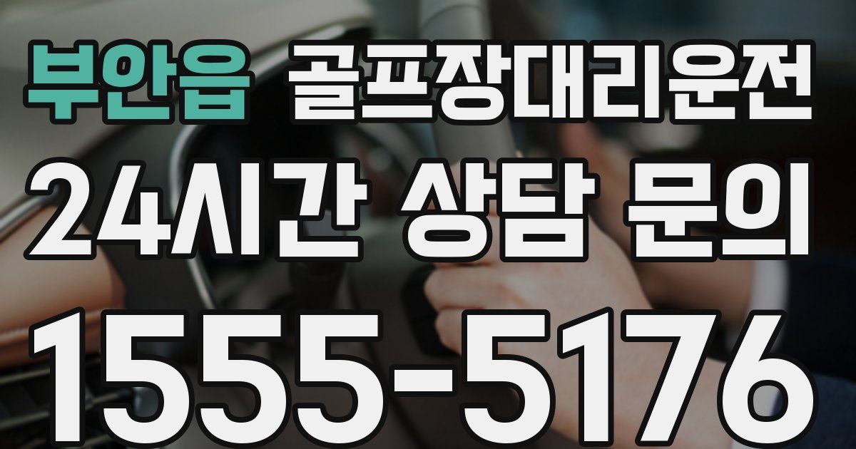 골프장대리운전 서비스