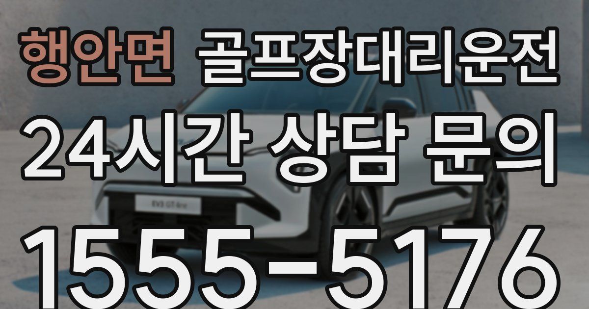 골프장대리운전 서비스