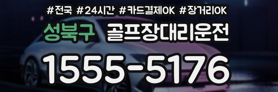 성북구 골프장대리운전