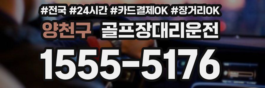 양천구 골프장대리운전