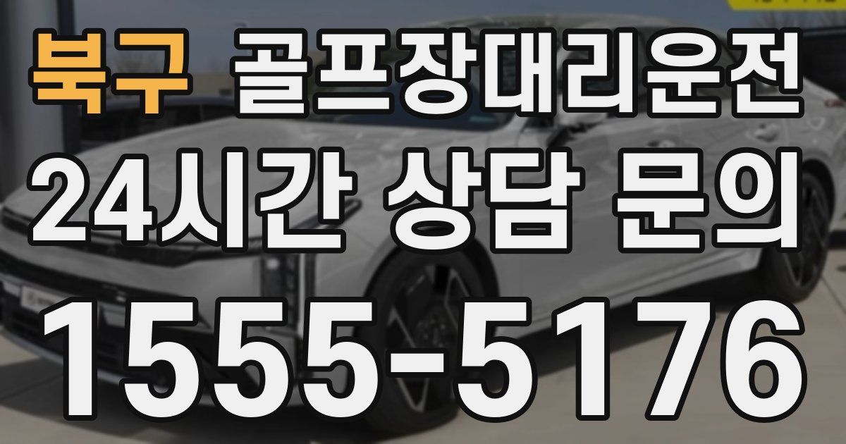 골프장대리운전 서비스